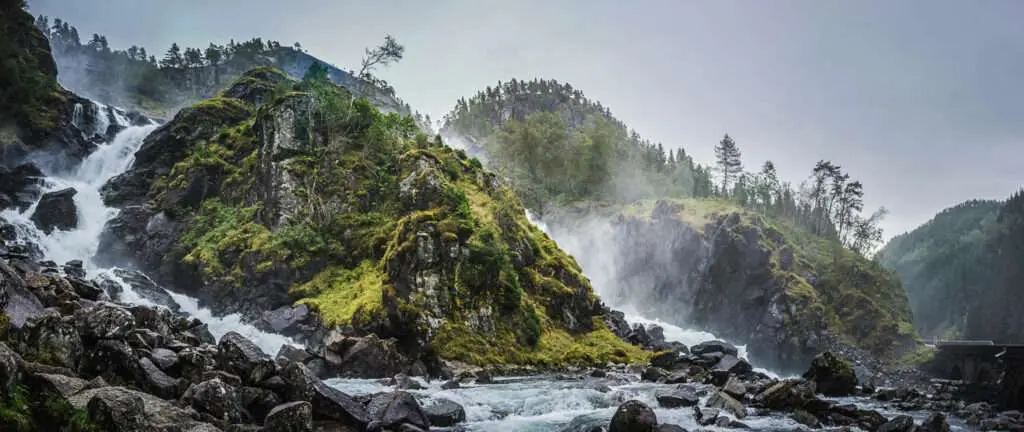 Låtefossen Wasserfall