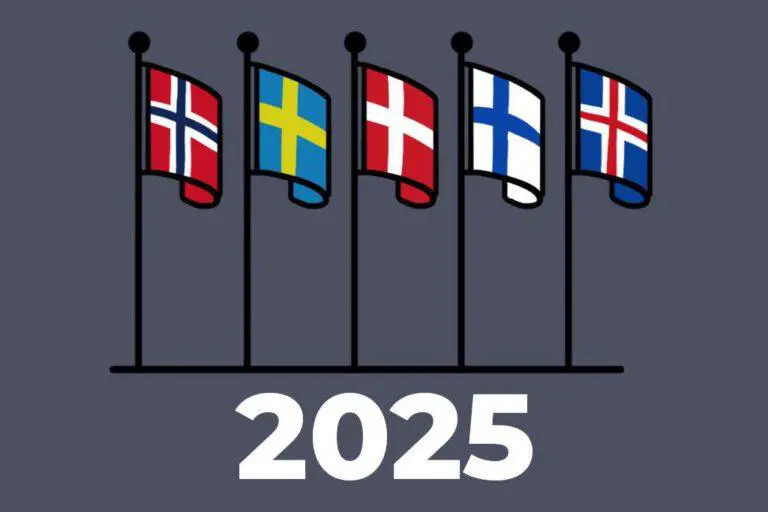 Flaggen Skandinavien 2025