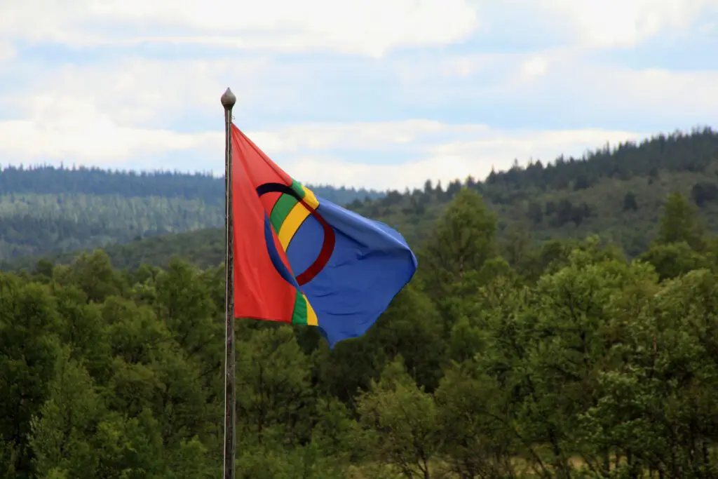 Lappland Flagge Sami