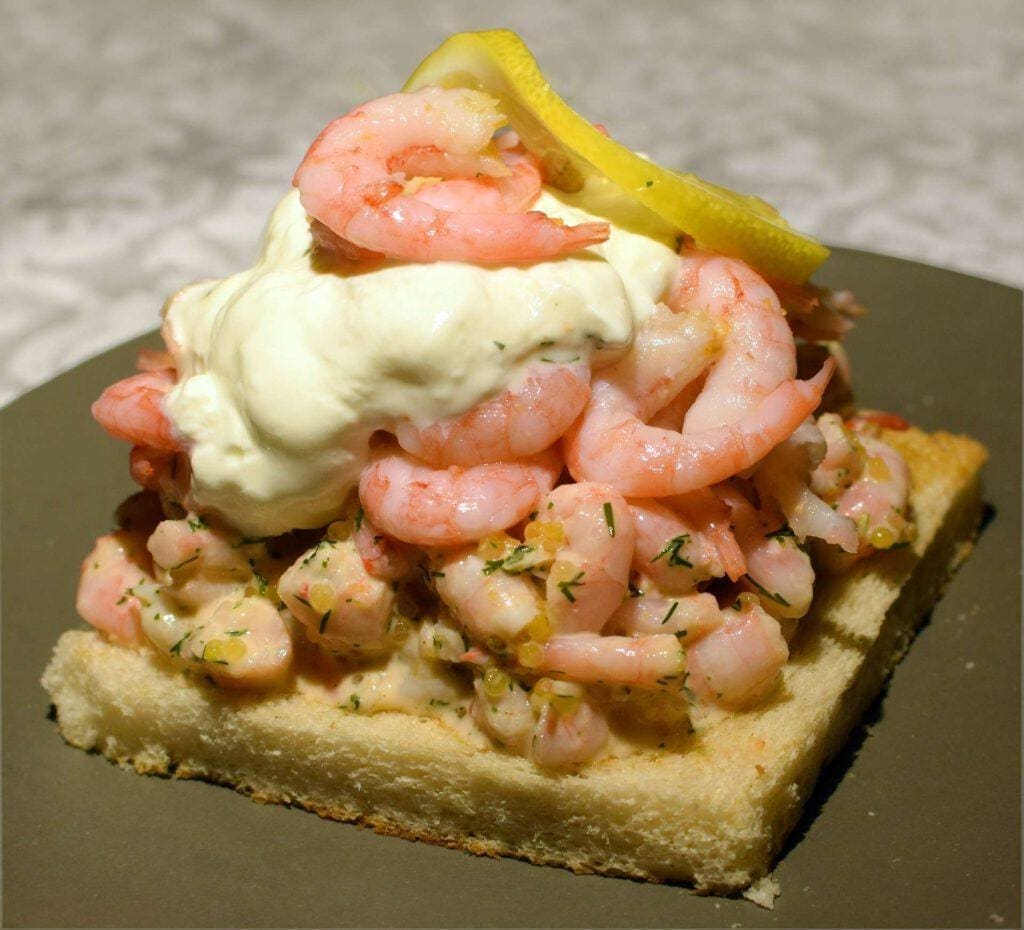 Skagenröra - Toast - Krabben