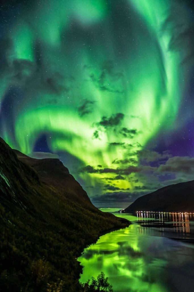Polarlichter über Senja